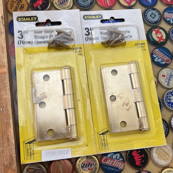 Stanley 3 inches Door hinges Set of 2 New - Picture 1 of 6